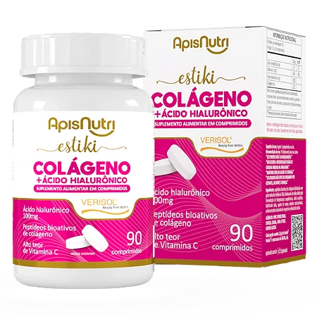ESTIKI COLAGENO + HIALLURONICO 1100MG 90 COMP. APISNUTRI