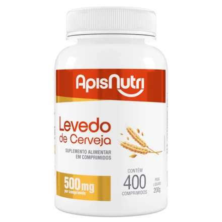 LEVEDO DE CERVEJA 500MG 400 COMP APISNUTRI