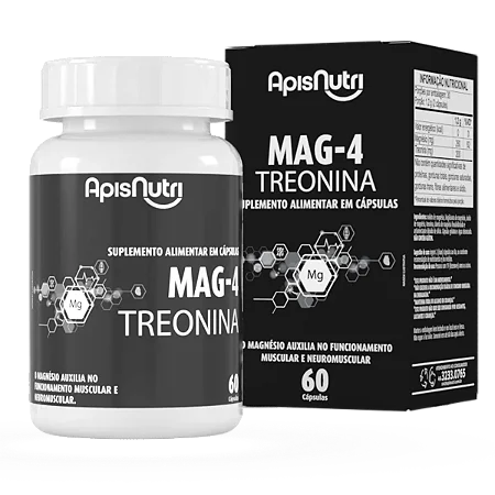 MAG-4 TREONINA 610MG 60 CPS APISNUTRI