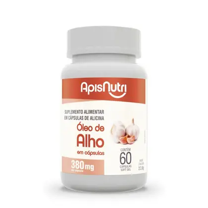OLEO DE ALHO 380MG 60 CPS APISNUTRI