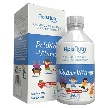 POLI KIDS + VITAMIN 240ML APISNUTRI