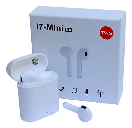 Fone de Ouvido I7 Mini 5.0 Bluetooth - Versatilidade e Conforto em suas Mãos