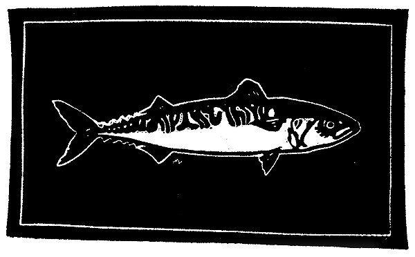 Cavala A4 Linogravura de Uilo Andrade