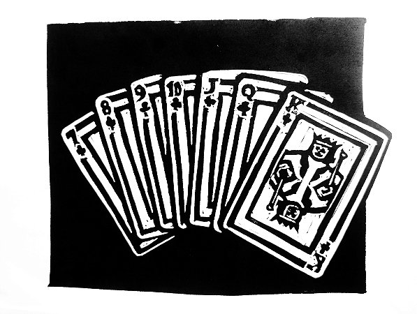 Canastra A4 Linogravura por Uilo Andrade