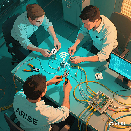 Montagem de Rede Cabeada ou Wi-FI