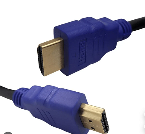 Cabo HDMI Exbom - Alta Definição Azul