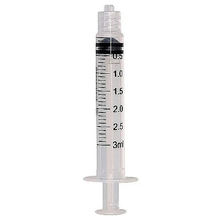 SERINGA DESCARTÁVEL LOCK S/AGULHA BD (3ML)