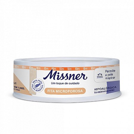 FITA MICROPOROSA 1,2CMX10M BEGE - MISSNER