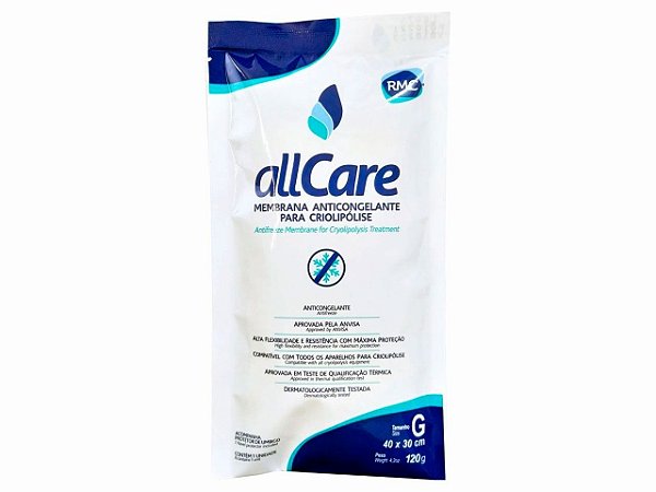 MEMBRANA ANTICONGELANTE PARA CRIOLIPÓLISE G-120G - ALLCARE