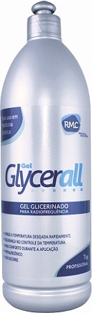 GEL GLICERINADO PARA RADIOFREQUÊNCIA 1KG GLYCERALL RF - RMC