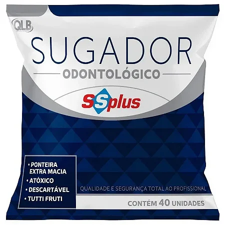 SUGADOR ODONTOLÓGICO C/40 UND - SSPLUS