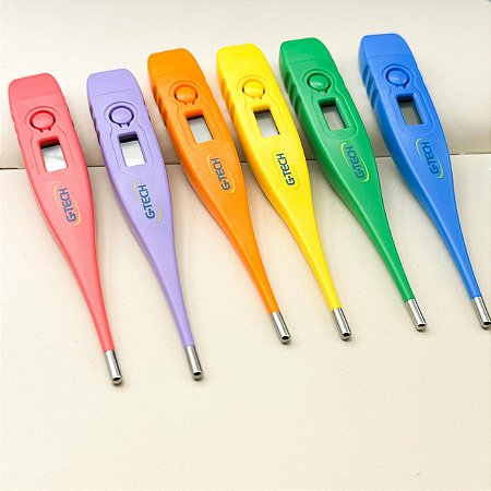 TERMÔMETRO CLÍNICO DIGITAL COLORIDO - G-TECH