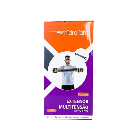 EXTENSOR MULTITENSÃO ELÁSTICO REGULÁVEL FITNESS - HIFROLIGHT