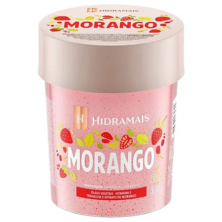 ESFOLIANTE CORPORAL MERENGUE E MORANGO 350G - HIDRAMAIS