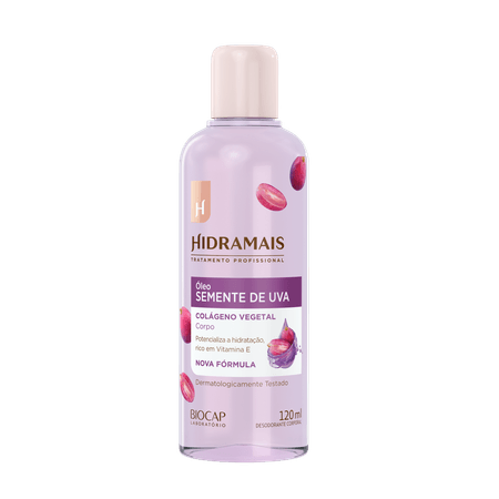 ÓLEO DE SEMENTE DE UVA 120 ML - HIDRAMAIS
