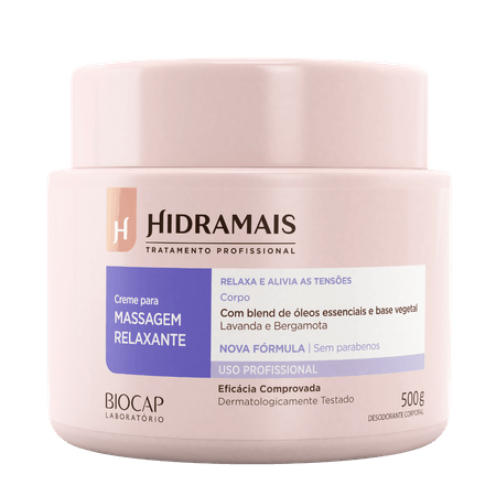 CREME DESODORANTE RELAXANTE PARA MASSAGEM 1KG - HIDRAMAIS