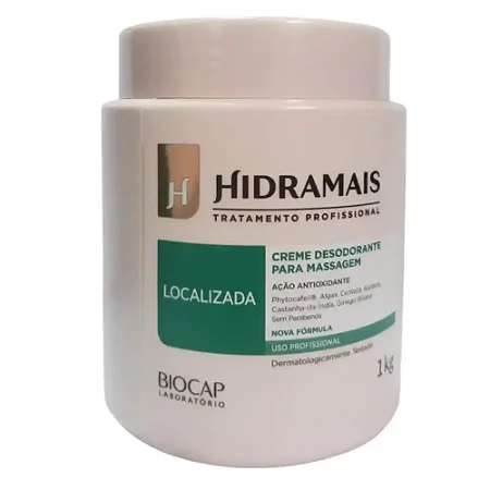 CREME DESODORANTE LOCALIZADA PARA MASSAGEM 1KG - HIDRAMAIS