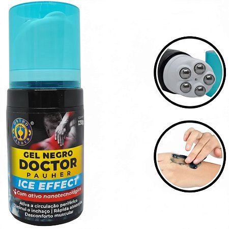 GEL NEGRO DOCTOR PAUHER 120G COM ESFERAS ORTHO PAUHER