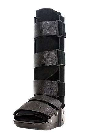 BOTA IMOBILIZADORA ORTOPÉDICA LONGA BILATERAL COR PRETA - TAKE CARE