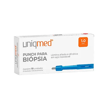 PUNCH PARA BIÓPSIA 1.0MM - UNIDADE - UNIQMED