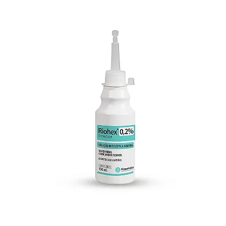 CLOREXIDINA AQUOSA 0,2% DERMO SUAVE RIOHEX100ML- RIOQUÍMICA
