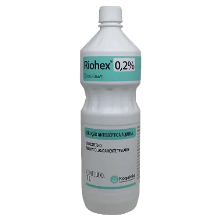CLOREXIDINA AQUOSA 0,2% DERMO SUAVE RIOHEX - RIOQUIMICA