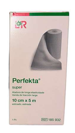 BANDAGEM DE LONGA ELASTICIDADE PERFEKTA 10CM X 5M - VENOSAN