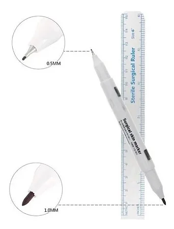 CANETA CIRÚRGICA PONTA DUPLA ESTÉRIL - MONTSERRAT