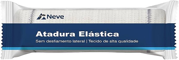 ATADURA ELÁSTICA UNITÁRIO 15cm x 2,2m- NEVE