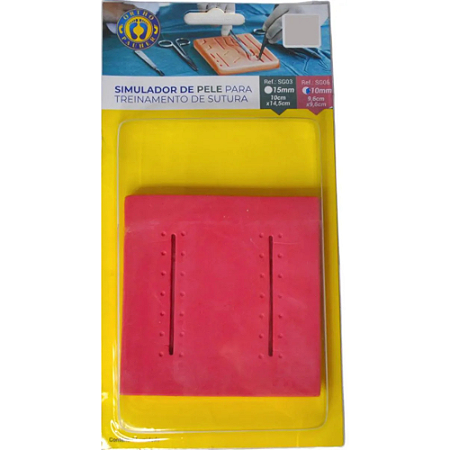 SIMULADOR DE PELE PARA TREINAMENTO DE SUTURA SG06 - ORTHO PAUHER