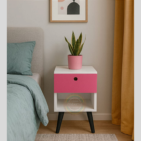 Mesinha lateral Retrô - cores