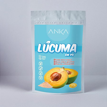 Lúcuma em pó 120g | Saborizante Natural