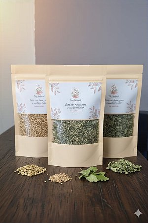 Kit Meus Chás Preferidos -  Digestivo Revigorante ( Boldo, Erva Doce e Funcho)