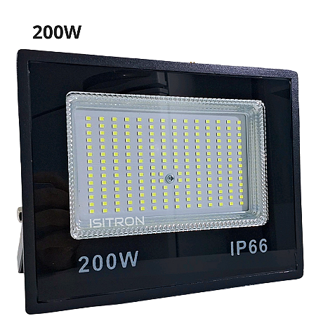 Refletor LED 200W IP66 SMD Branco Frio