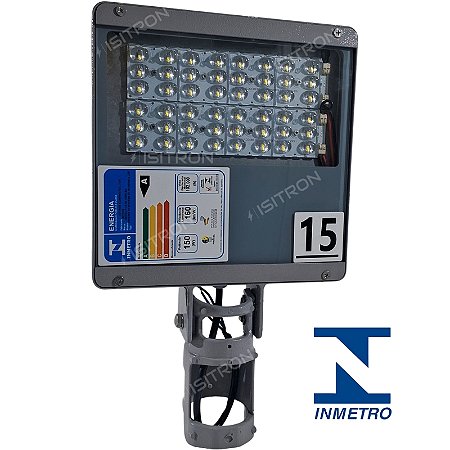 Luminária 150W Fator 100% Led SMD IP66 Base Redonda uso geral inmetro