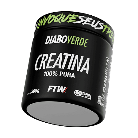 Creatina Monohidratada 300g - Diabo Verde
