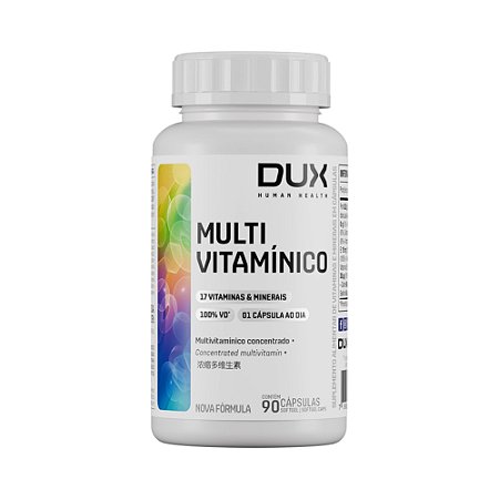 Multivitamínico Dux Nutrition Pote 90 Cápsulas