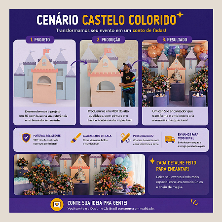 Design Cia Brasil - Decorações Cenários 3D em MDF