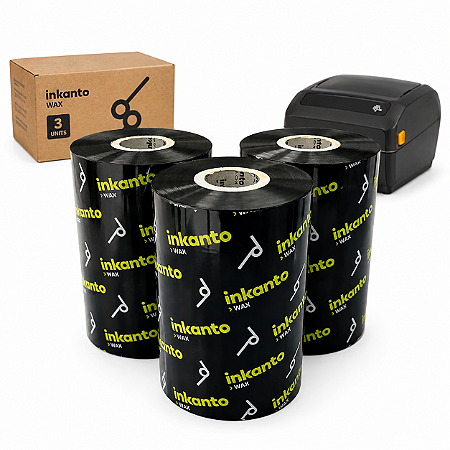 Kit 3 Ribbons Cera Armor Inkanto AWR-1 110mm x 450 Metros