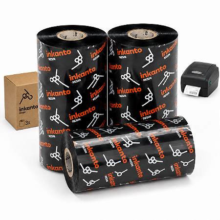 Kit 3 Ribbons Resina Armor Inkanto AXR-1  110mm x 450 Metros