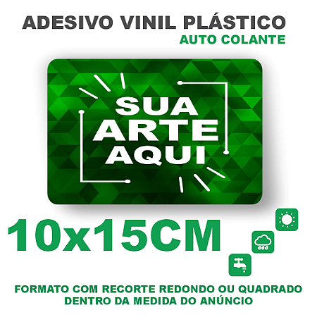 Etiquetas Adesivas 10x15 CM Personalizadas - Com sua arte