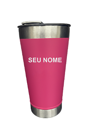 Copo Térmico Personalizado | Rosa