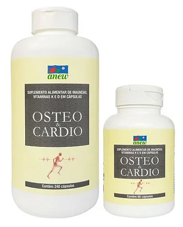 Osteo & Cardio - 60 cápsulas - Anew