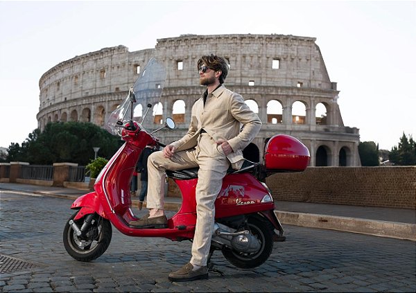 Conjunto de linho Frappoli