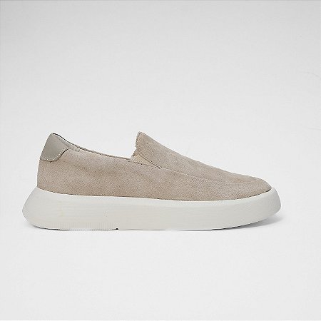 Sapatênis Slip On Masculino Bege Casual