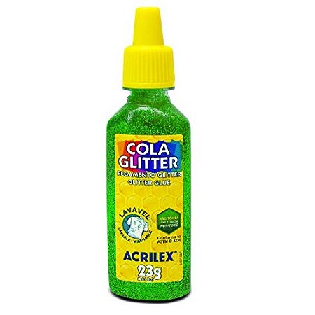 COLA GLITTER 23G / -COR VERDE
