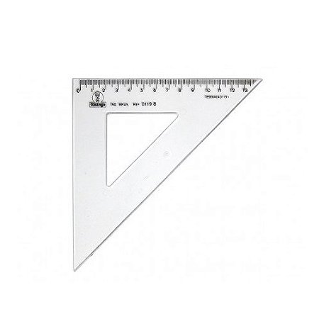 ESQUADRO  ACRILICO 45º