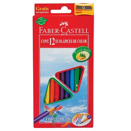 LÁPIS DE COR C/12 TRIANG.