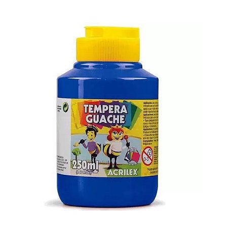 TEMPERA GUACHE 250ML AZUL TURQUESA