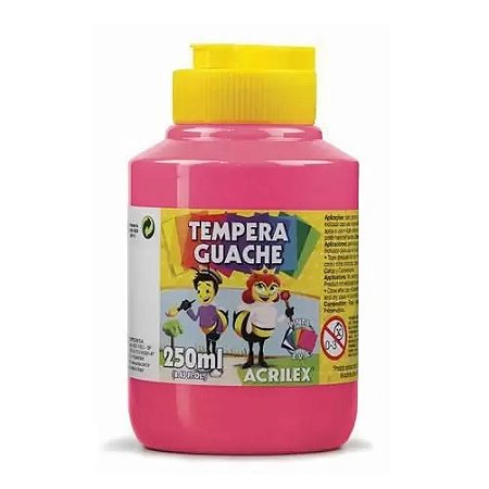 TEMPERA GUACHE 250ML ROSA
